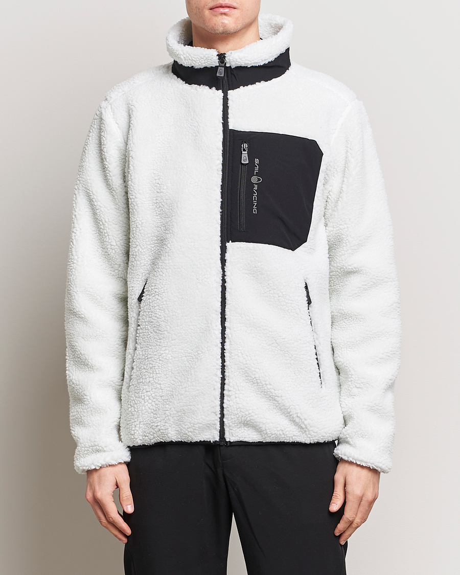 Herr | Tröjor | Sail Racing | Bowman Pile Full Zip Storm White