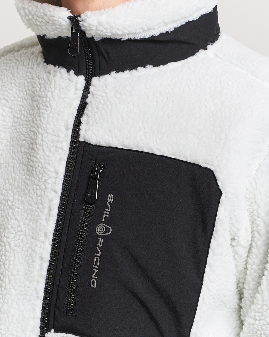 Herr | Tröjor | Sail Racing | Bowman Pile Full Zip Storm White