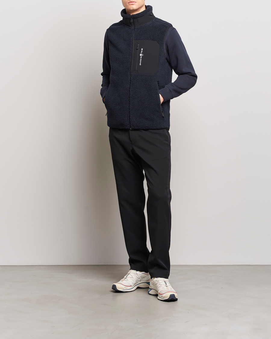Herr | Västar | Sail Racing | Bowman Pile Zip Vest Dark Navy