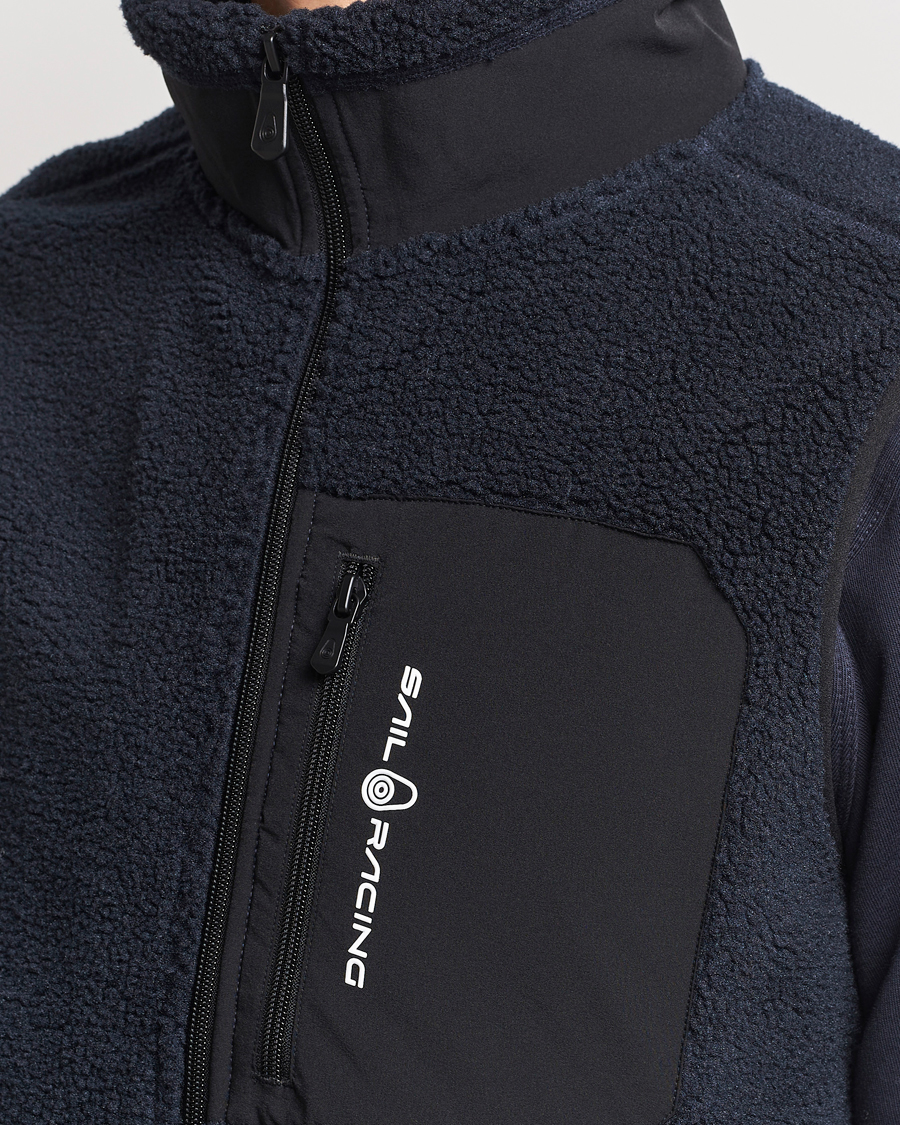 Herr | Sail Racing Bowman Pile Zip Vest Dark Navy | Sail Racing | Bowman Pile Zip Vest Dark Navy