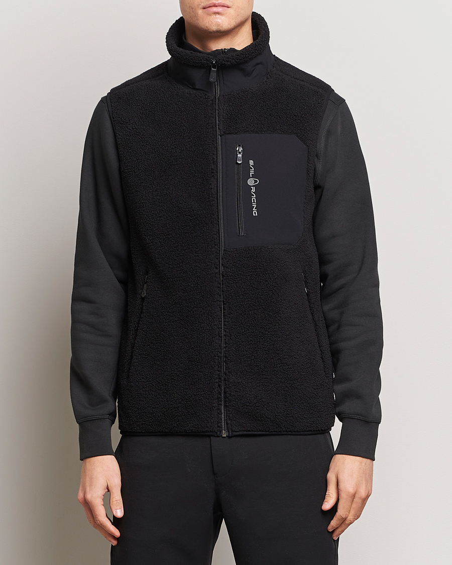 Herr |  | Sail Racing | Bowman Pile Zip Vest Carbon
