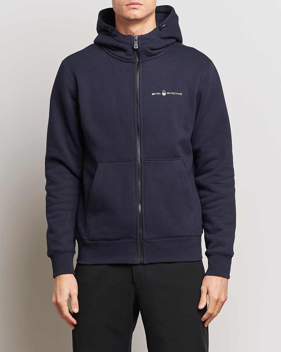 Herr | Huvtröjor | Sail Racing | Bowman Full Zip Hoodie Dark Navy