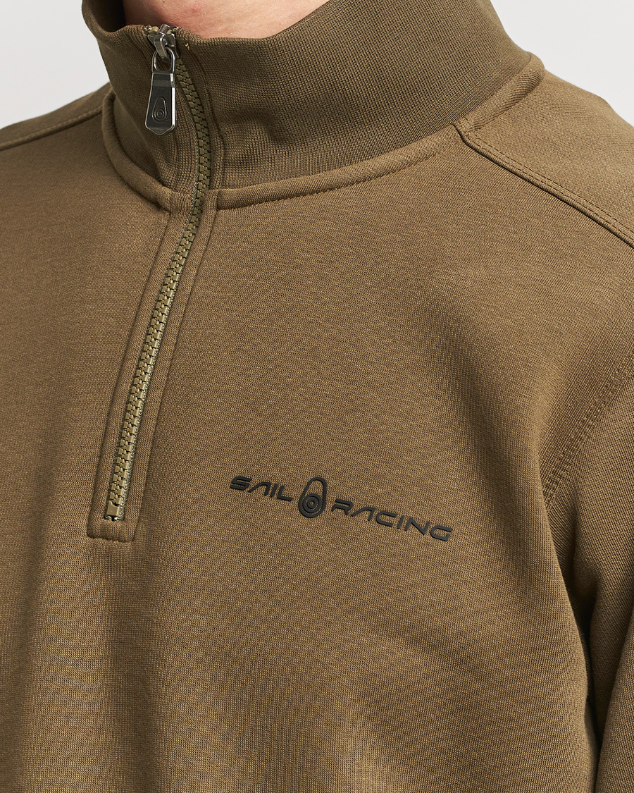 Herr | Tröjor | Sail Racing | Bowman Half Zip Dusty Green