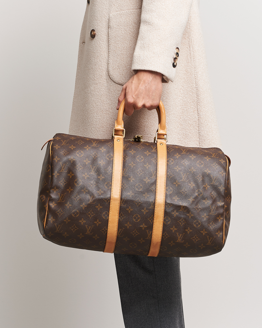Herr | Louis Vuitton Pre-Owned Keepall 45 Bag Monogram | Louis Vuitton Pre-Owned | Keepall 45 Bag Monogram