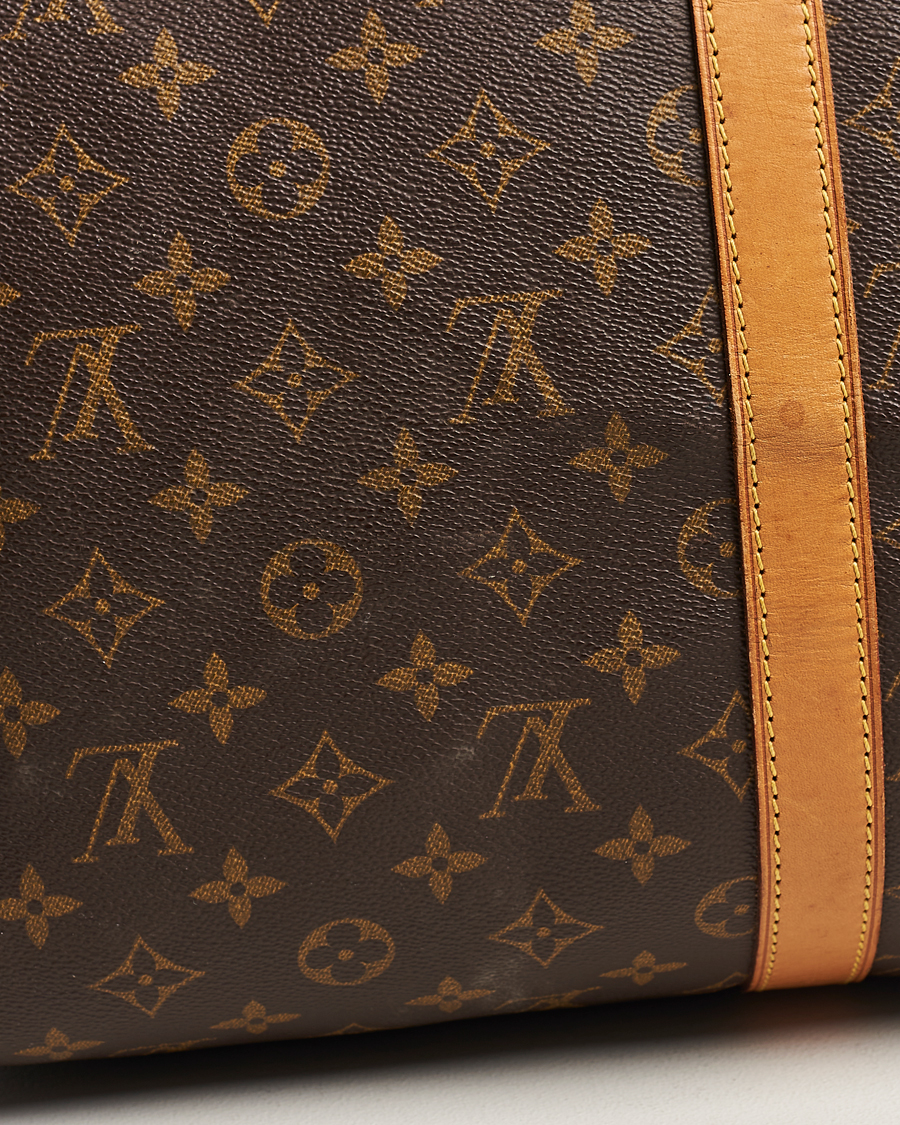 LOUIS VUITTON Monogram chess Keepall Bandouliere 50 Boston M20864 LV Auth  31818a Cloth ref.669228 - Joli Closet