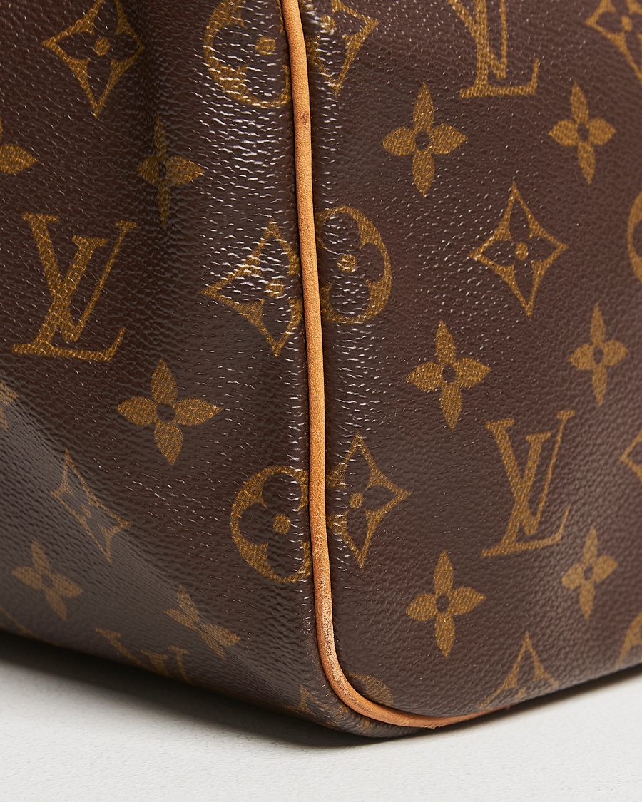 Louis Vuitton Keepall 55 Monogram Canvas Leather Duffel Bag - Boca Pawn