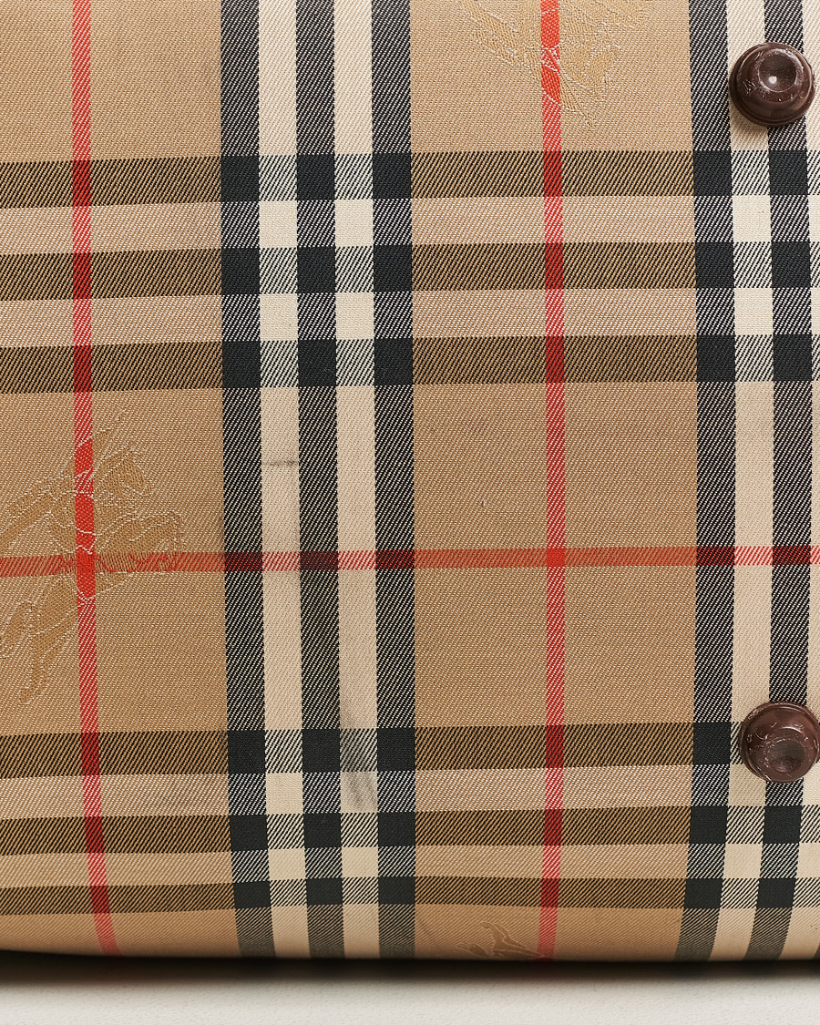 Herr | Burberry Pre-Owned Duffle Bag Haymarket Check | Burberry Pre-Owned | Duffle Bag Haymarket Check