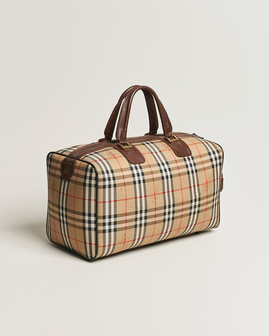 Herr | Burberry Pre-Owned Duffle Bag Haymarket Check | Burberry Pre-Owned | Duffle Bag Haymarket Check