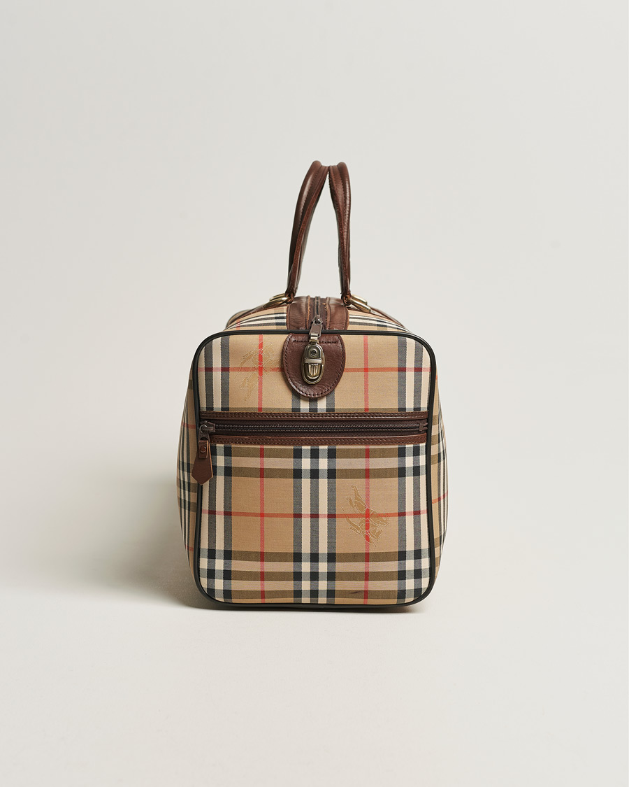 Herr | Burberry Pre-Owned Duffle Bag Haymarket Check | Burberry Pre-Owned | Duffle Bag Haymarket Check