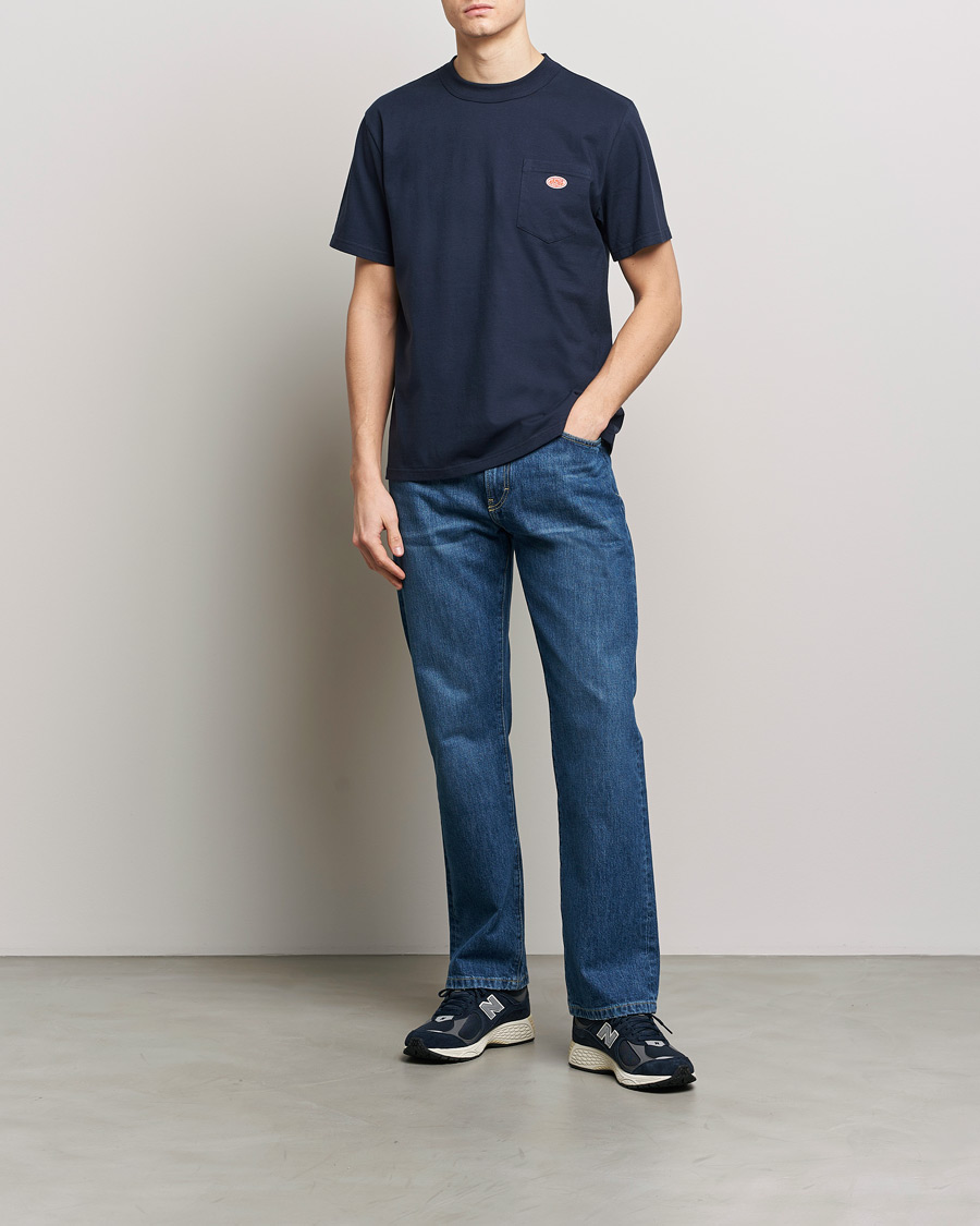 Herr | T-Shirts | Armor-lux | Callac Pocket T-Shirt Navy