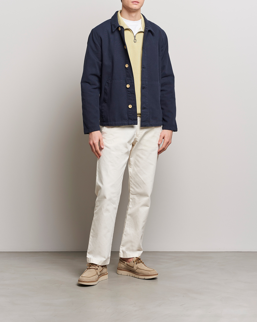 Herr | Skjortor | Armor-lux | Veste Pecheur Heritage Overshirt Deep Marine