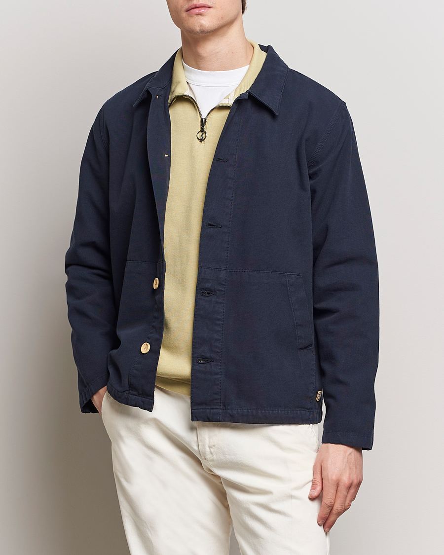 Herr | Avdelningar | Armor-lux | Veste Pecheur Heritage Overshirt  Deep Marine