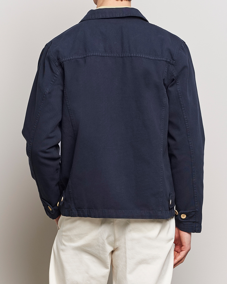 Herr | Skjortor | Armor-lux | Veste Pecheur Heritage Overshirt Deep Marine