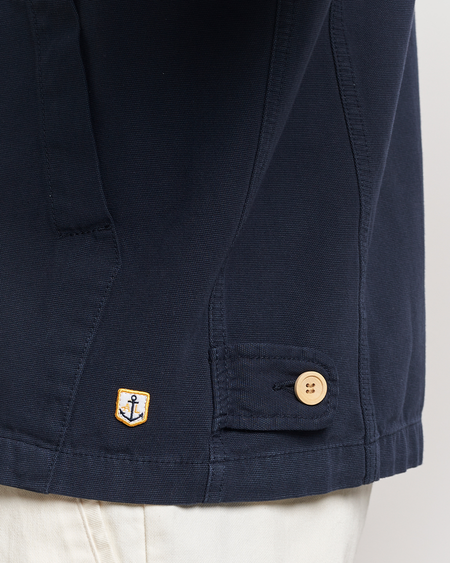 Herr | Skjortor | Armor-lux | Veste Pecheur Heritage Overshirt Deep Marine