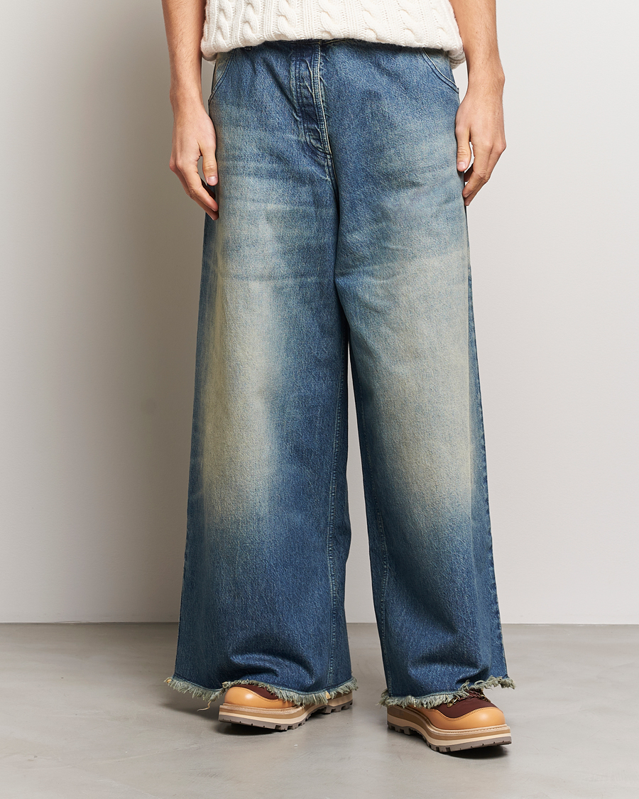 Herr |  | Moncler Genius | Wide Jeans Mid Blue
