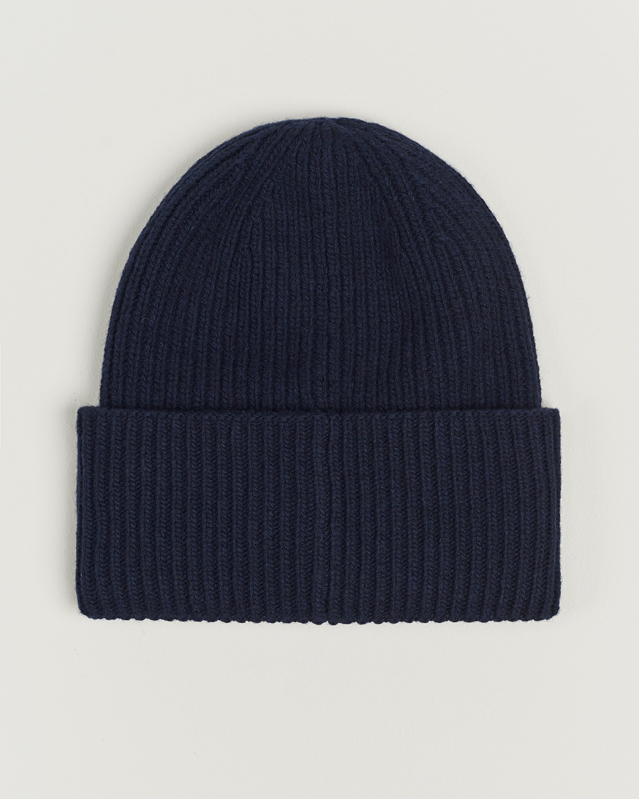 Herr | Moncler Genius Rib Knit Beanie Navy | Moncler Genius | Rib Knit Beanie Navy