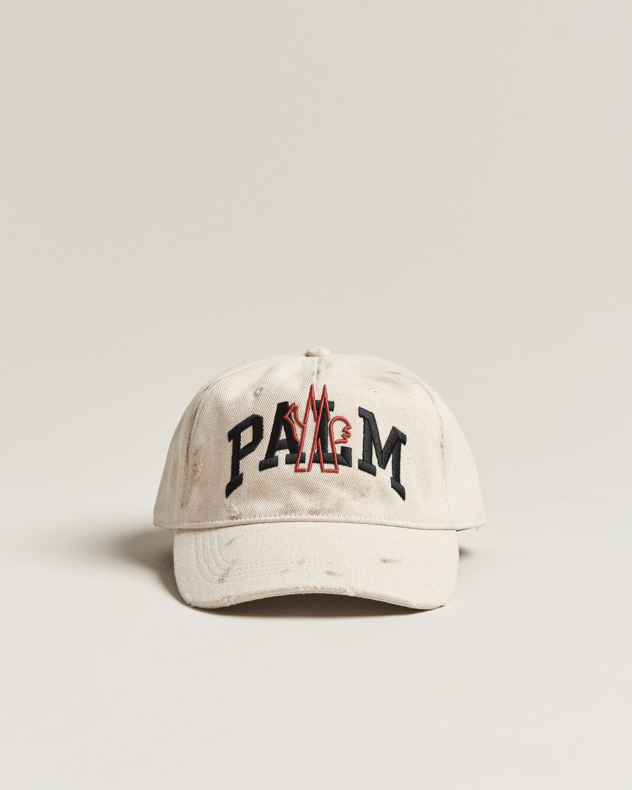 Herr | Moncler Genius Lettering Baseball Cap Off White | Moncler Genius | Lettering Baseball Cap Off White