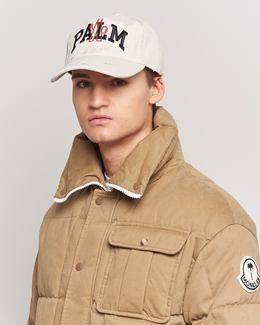 Herr | Moncler Genius Lettering Baseball Cap Off White | Moncler Genius | Lettering Baseball Cap Off White