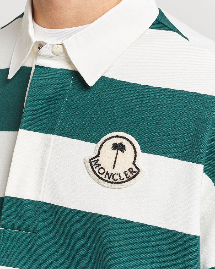Herr | Tröjor | Moncler Genius | Long Sleeve Rugby White/Green