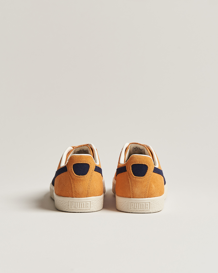 Herr | Puma Clyde OG Suede Sneaker Clementine/Navy | Puma | Clyde OG Suede Sneaker Clementine/Navy