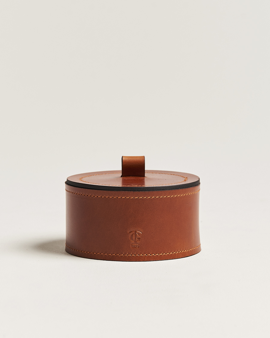 Herr | Till hemmet | Tärnsjö Garveri | Small Leather Box 002 Light Brown