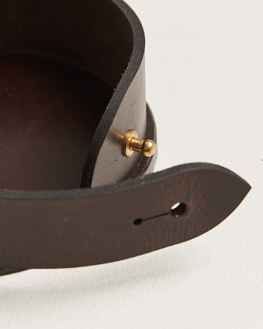 Herr | Till hemmet | Tärnsjö Garveri | Leather Coaster Set 006 Dark Brown