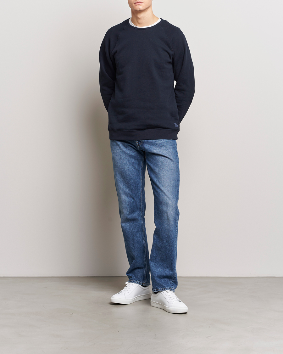 Herr | Tröjor | Paul Smith | Artist Rib Crew Neck Sweatshirt Navy