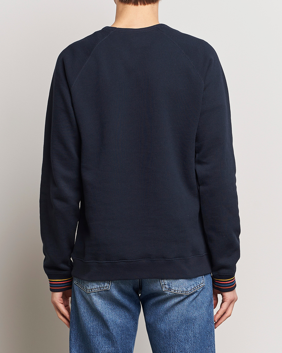 Herr | Tröjor | Paul Smith | Artist Rib Crew Neck Sweatshirt Navy