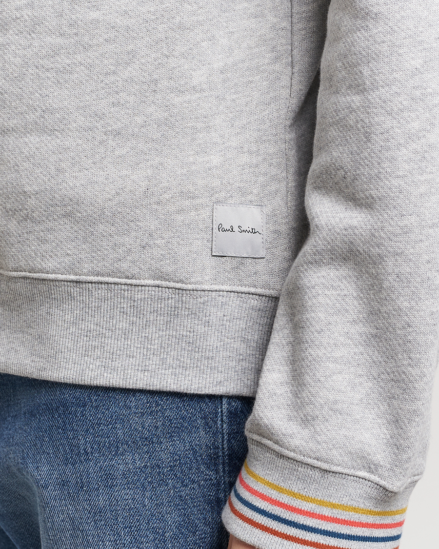 Herr | Tröjor | Paul Smith | Artist Rib Crew Neck Sweatshirt Grey Melange