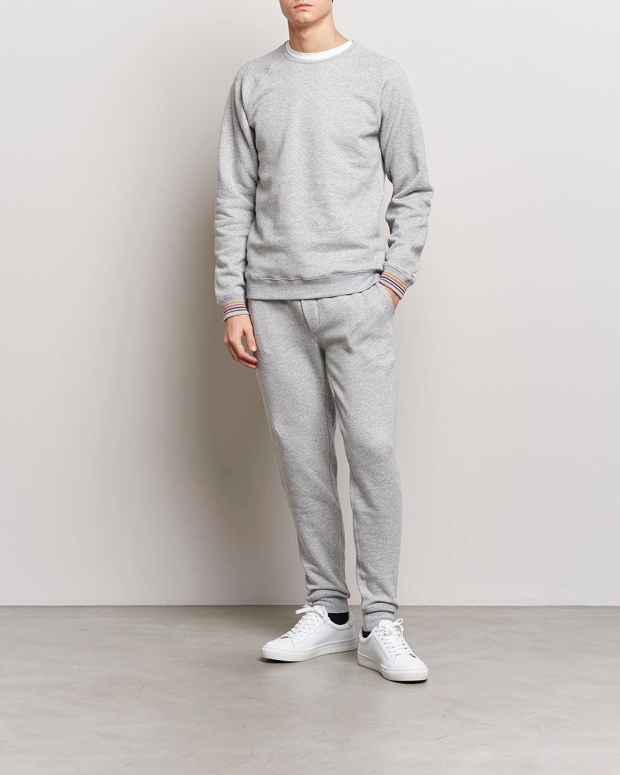 Herr | Byxor | Paul Smith | Artist Rib Sweatpants Grey Melange