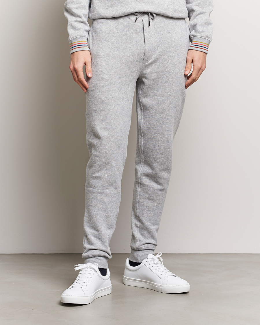 Herr | Avdelningar | Paul Smith | Artist Rib Sweatpants Grey Melange