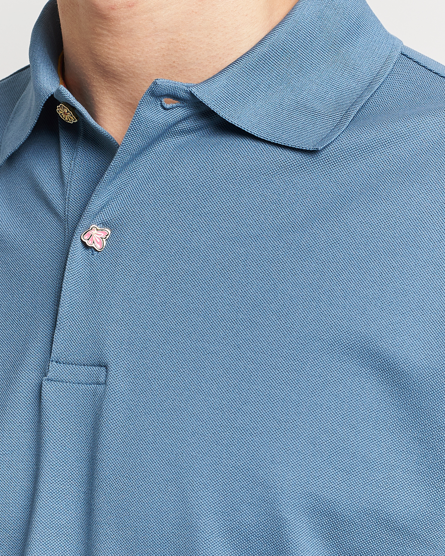 Herr | Pikéer | Paul Smith | Charm Button Polo Light Blue