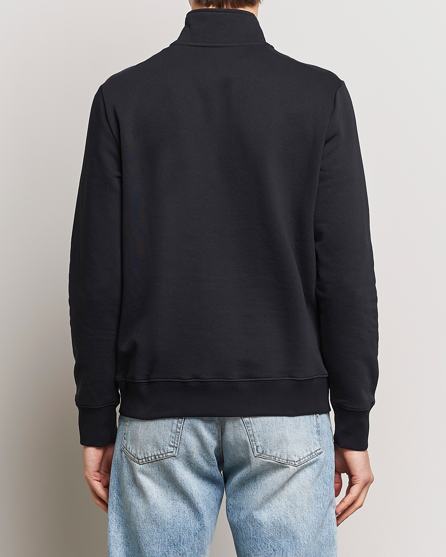 Herr | Tröjor | PS Paul Smith | Zebra Organic Cotton Sweat Half Zip Black