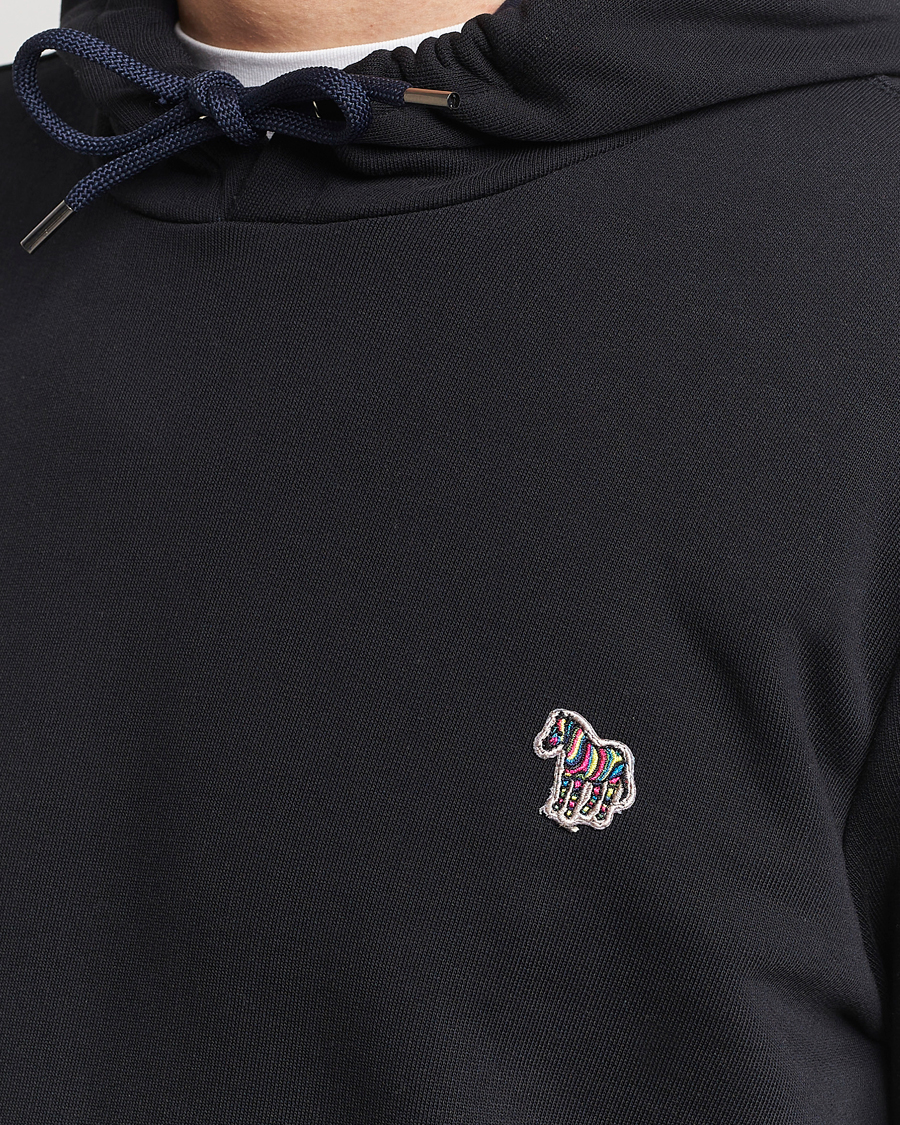 Herr | Tröjor | PS Paul Smith | Zebra Organic Cotton Hoodie Black