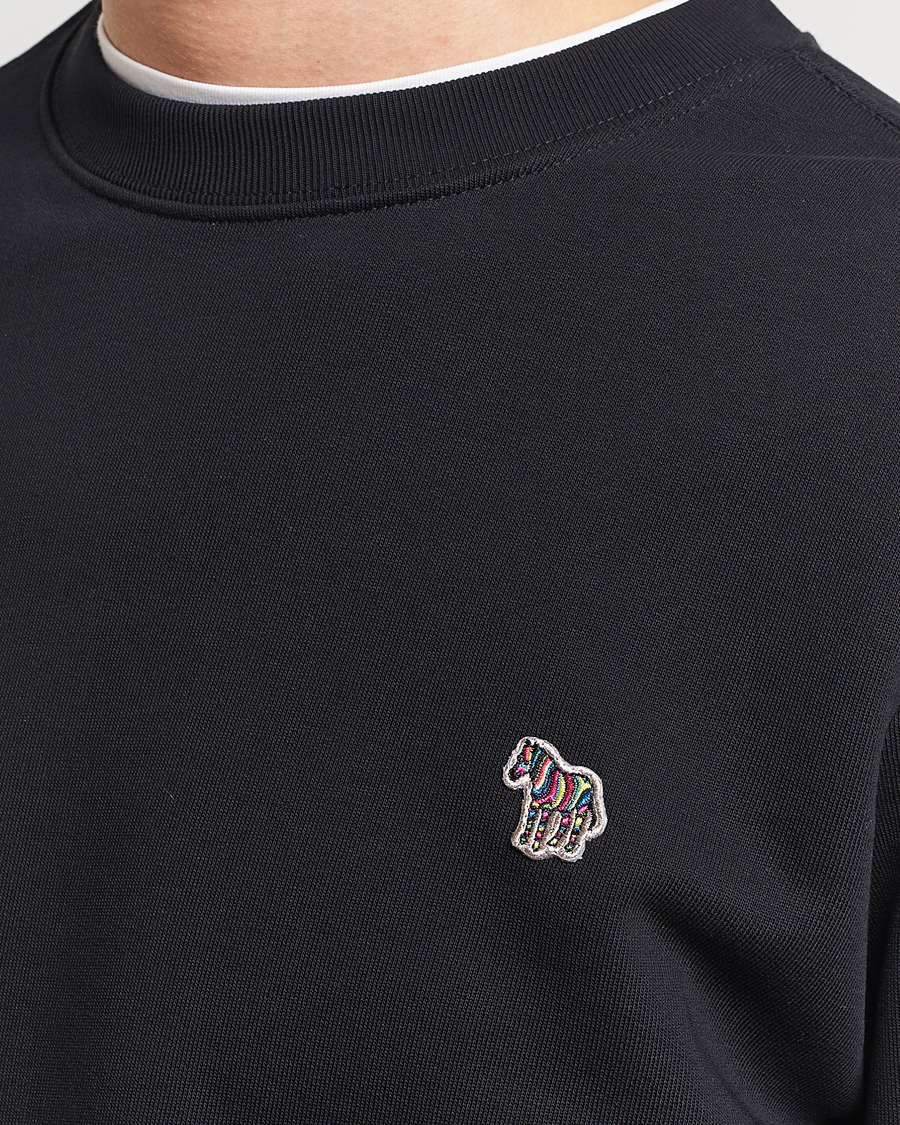 Herr | Tröjor | PS Paul Smith | Zebra Organic Cotton Sweatshirt Black