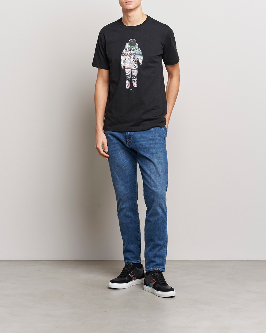 Herr | T-Shirts | PS Paul Smith | Astronaut Crew Neck T-Shirt Black