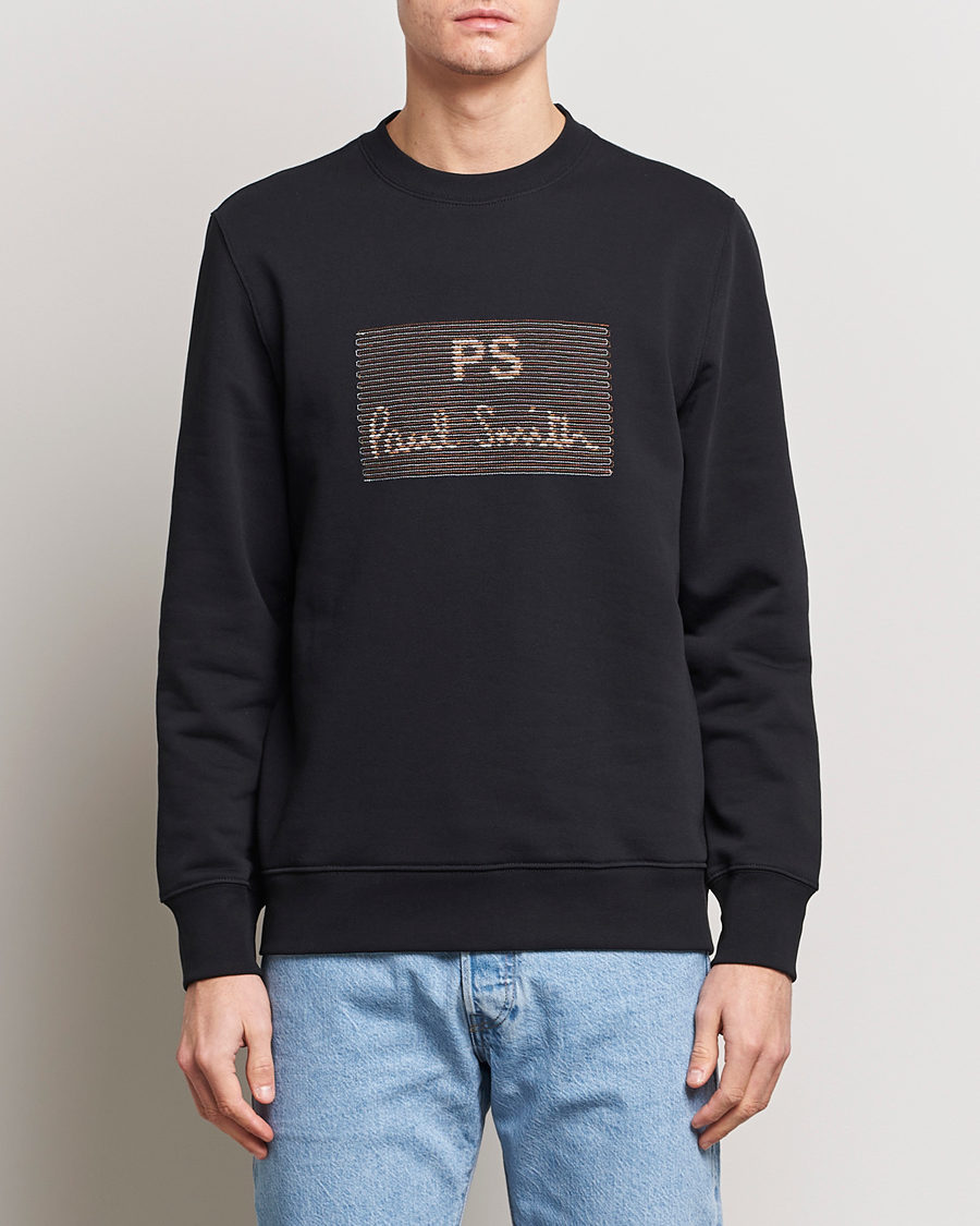 Herr | PS Paul Smith | PS Paul Smith | PS Crew Neck Sweatshirt Black