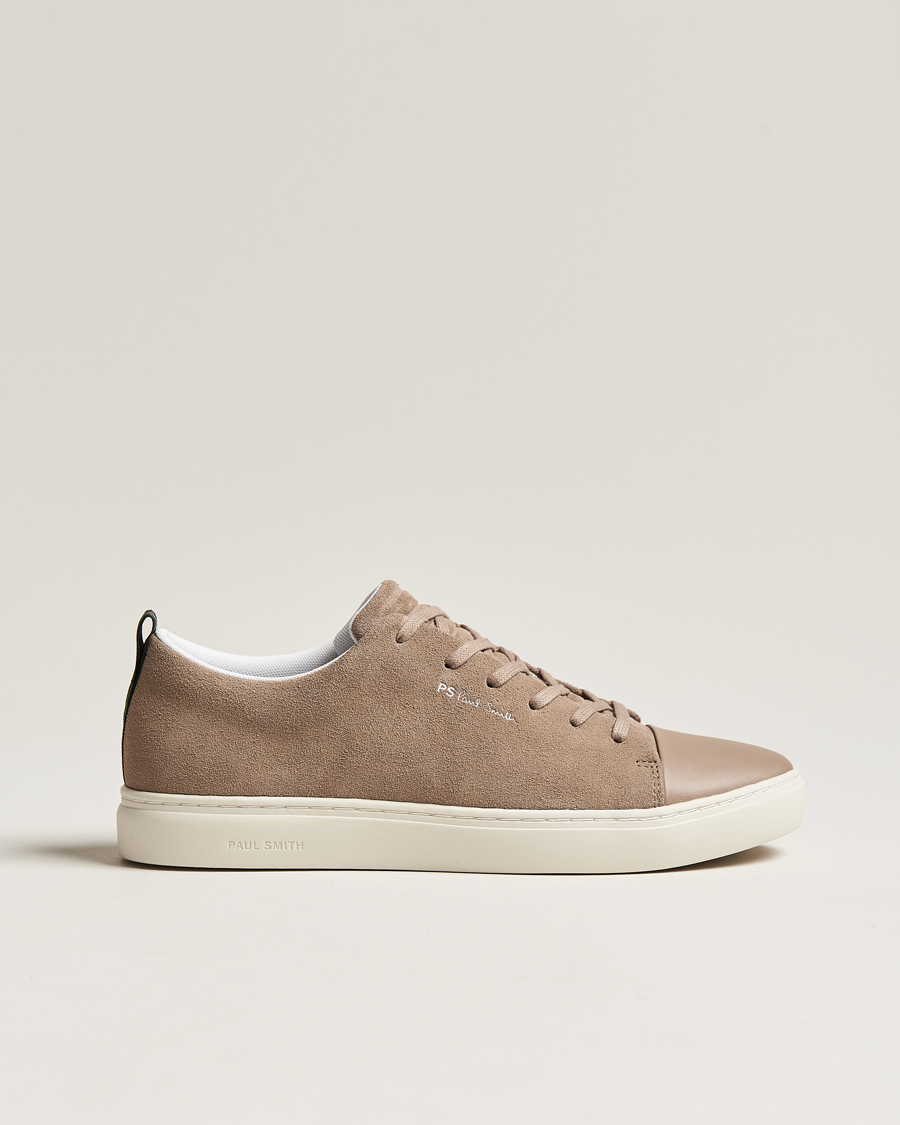 Herr | Paul Smith | PS Paul Smith | Lee Cap Toe Suede Sneaker Taupe