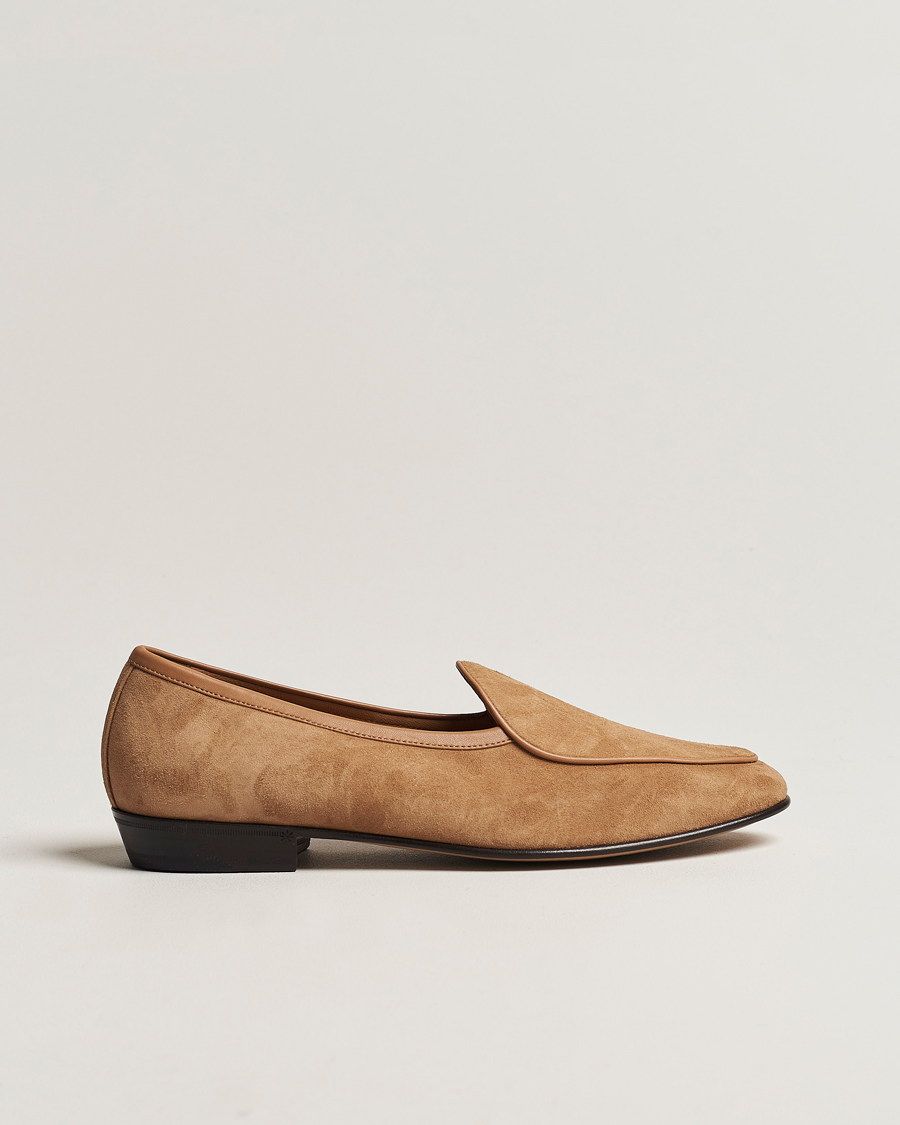 Herr | Baudoin & Lange Sagan Classic Loafers Sahara Suede | Baudoin & Lange | Sagan Classic Loafers Sahara Suede