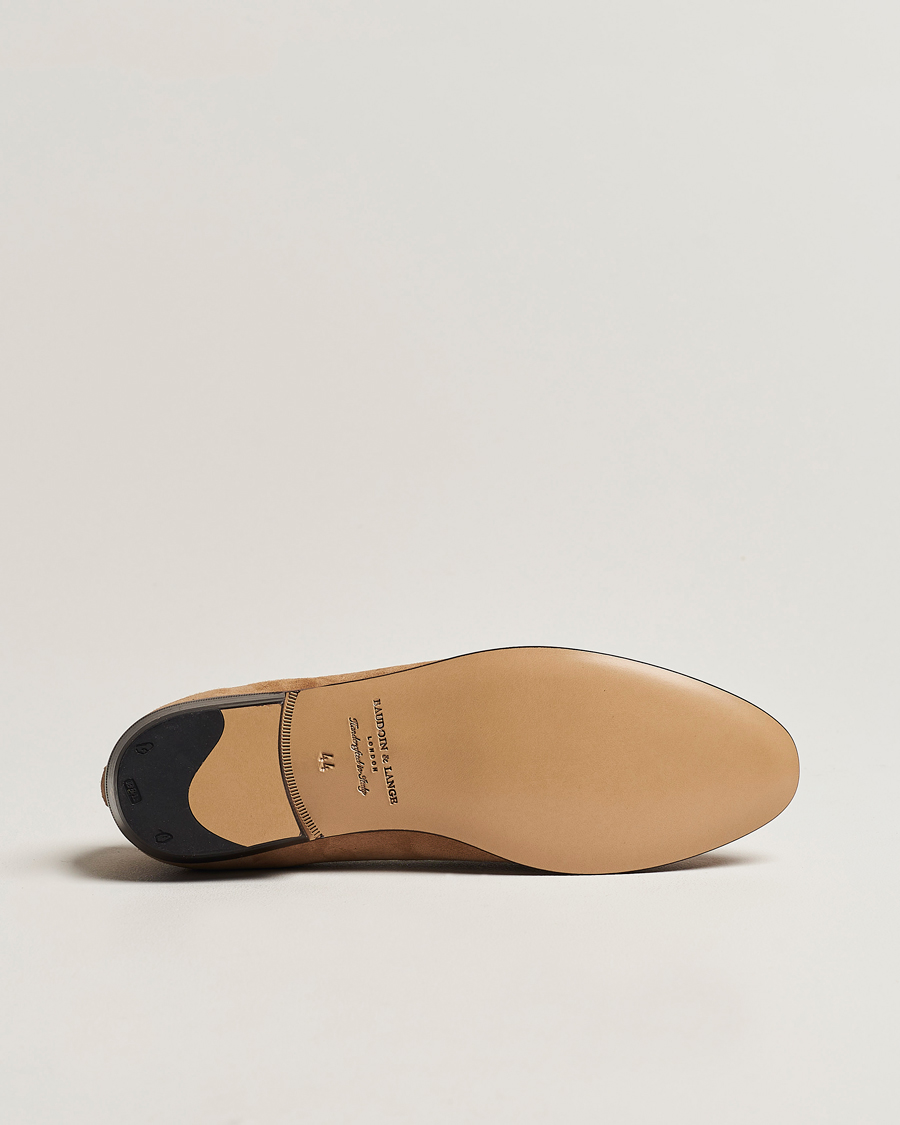 Herr | Baudoin & Lange Sagan Classic Loafers Sahara Suede | Baudoin & Lange | Sagan Classic Loafers Sahara Suede