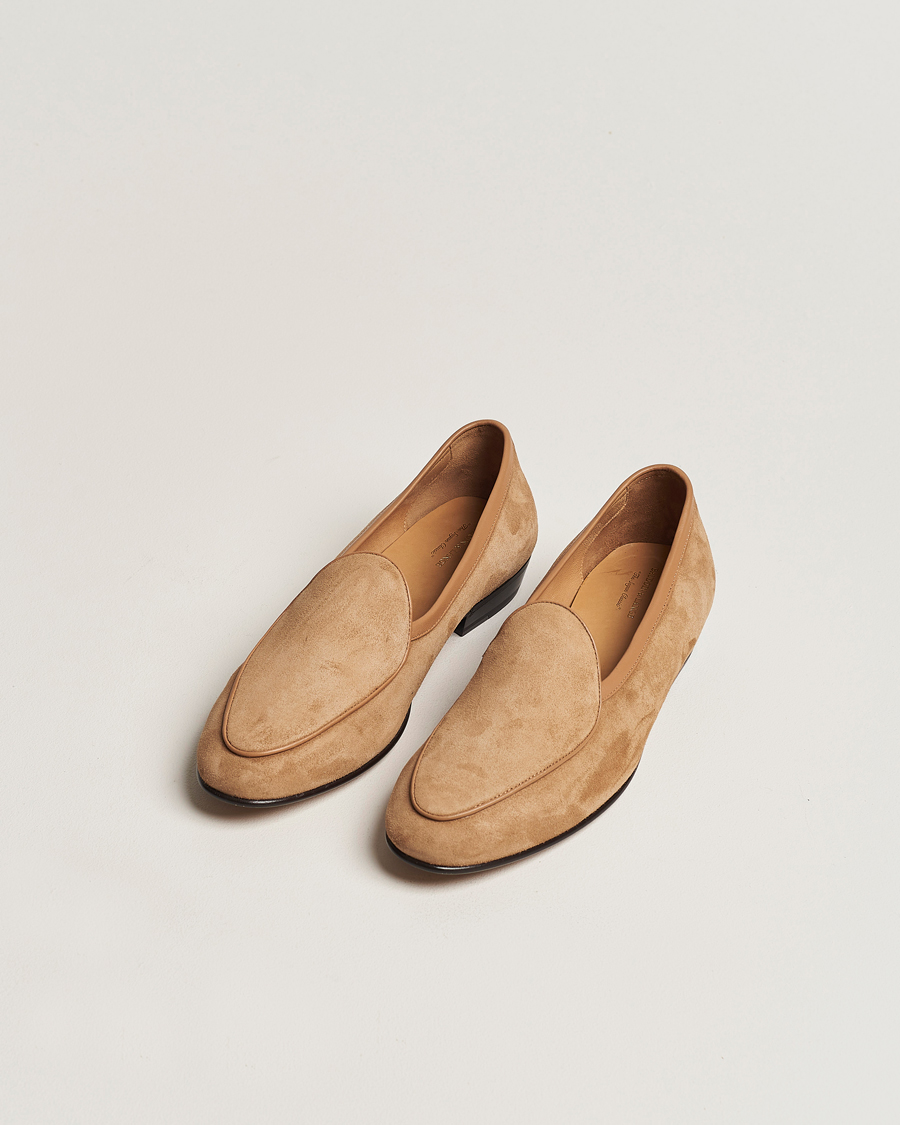 Herr | Baudoin & Lange Sagan Classic Loafers Sahara Suede | Baudoin & Lange | Sagan Classic Loafers Sahara Suede