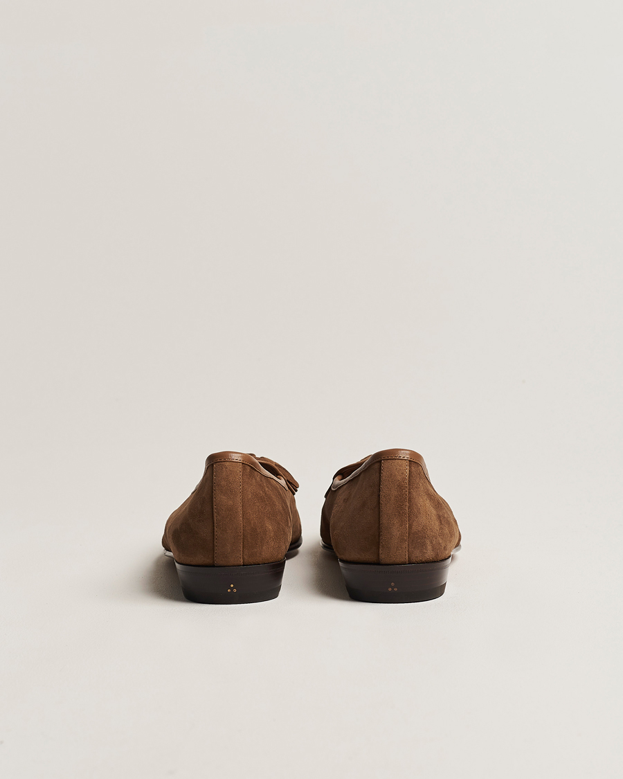 Herr | Loafers | Baudoin & Lange | Sagan Classic Tassel Loafers Tan Suede