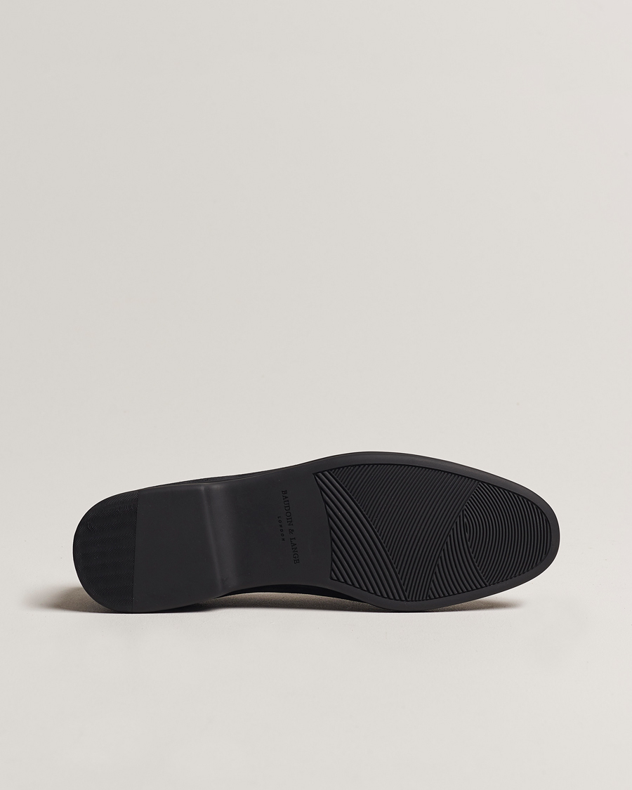 Herr | Loafers | Baudoin & Lange | Stride Loafers Black Suede