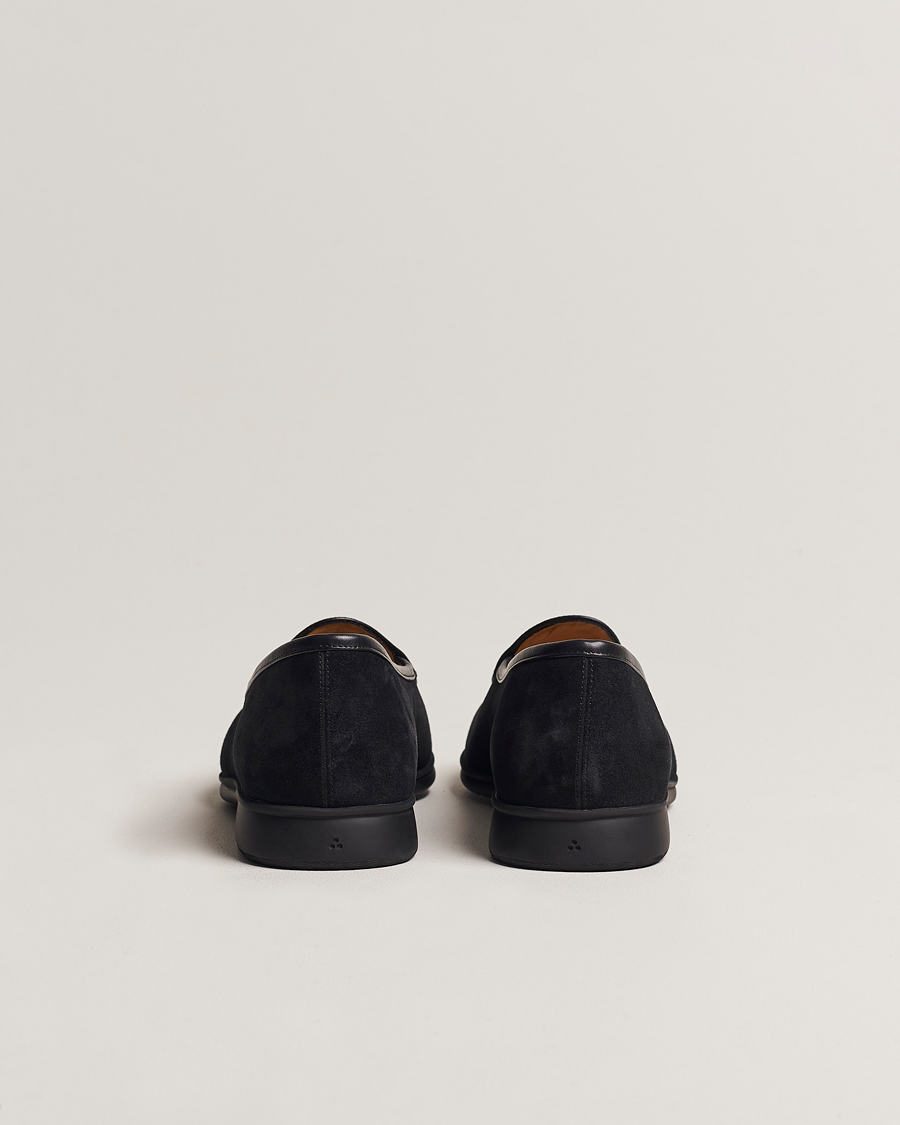Herr | Loafers | Baudoin & Lange | Stride Loafers Black Suede