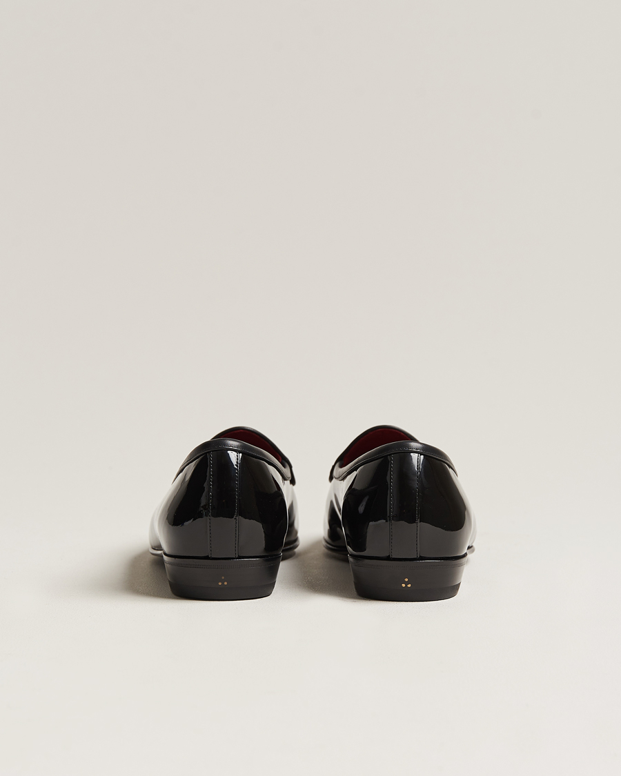 Herr | Baudoin & Lange Sagan Patent Loafers Black Calf | Baudoin & Lange | Sagan Patent Loafers Black Calf