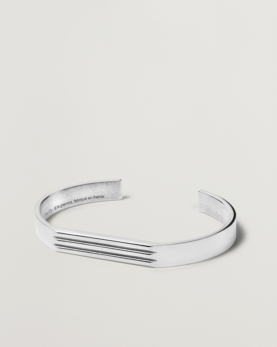 Herr |  | LE GRAMME | Godron Bracelet Sterling Silver 21g