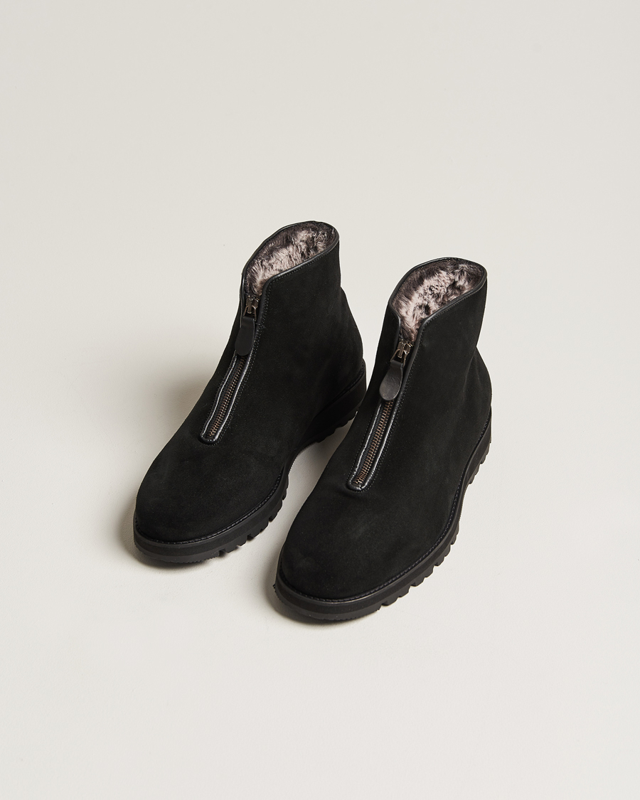 Herr | Kängor | Myrqvist | Funäs Boot Black Suede