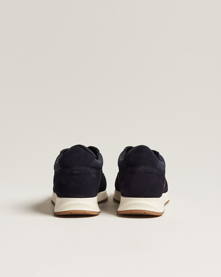 Herr | Sneakers | Myrqvist | Stensund Running Sneaker Navy Suede