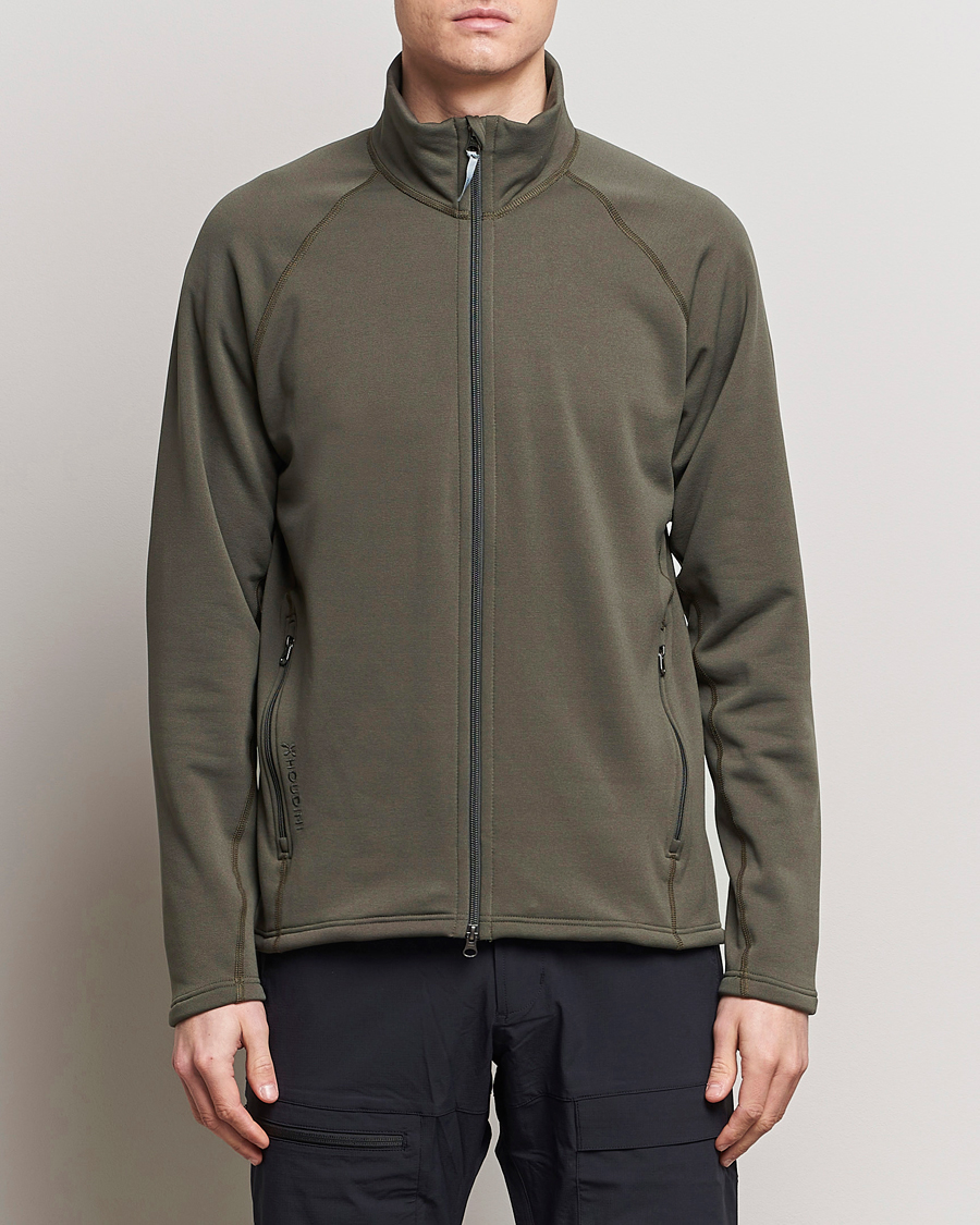 Herr | Full-zip | Houdini | Power Up Jacket Baremark Green