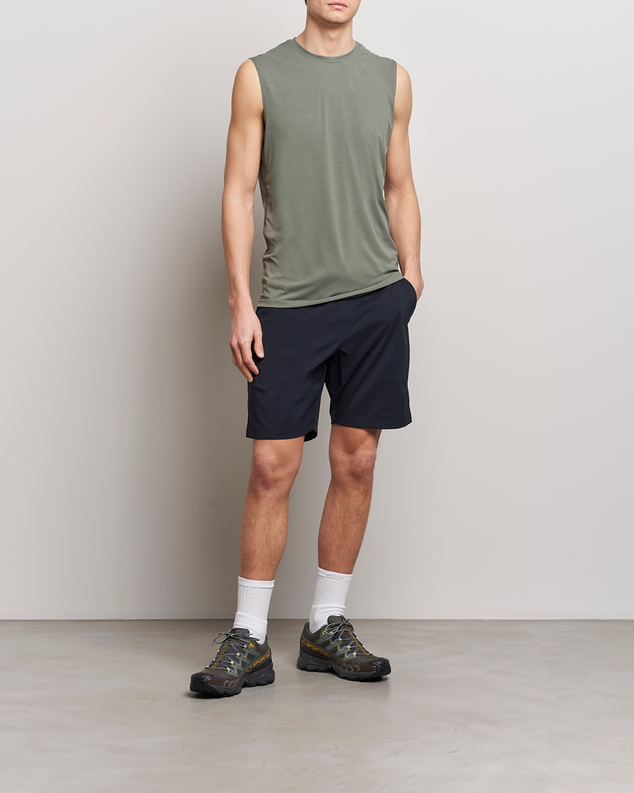 Herr | T-Shirts | Houdini | Pace Air Tank Geyser Grey